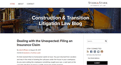 Desktop Screenshot of constructionlitigationlawblog.com