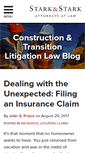 Mobile Screenshot of constructionlitigationlawblog.com